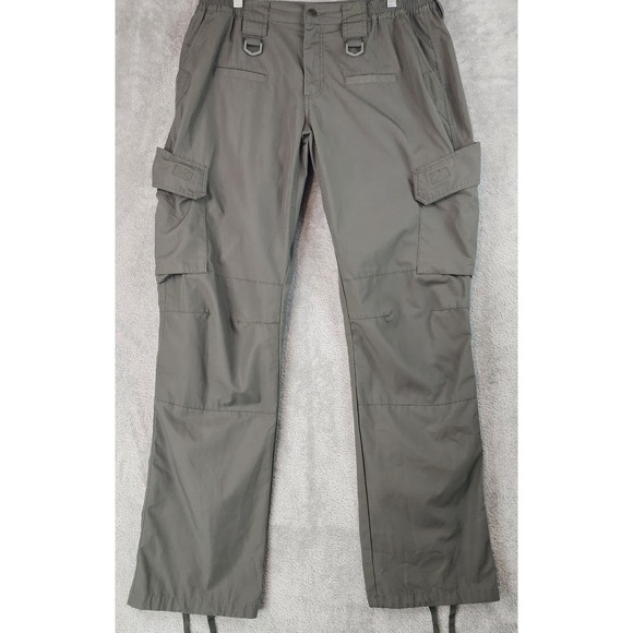 La Police Gear Pants - LA‎ Police Gear Pants Womens 16 Long OD Green Ripstop Operator Tatcical Wear